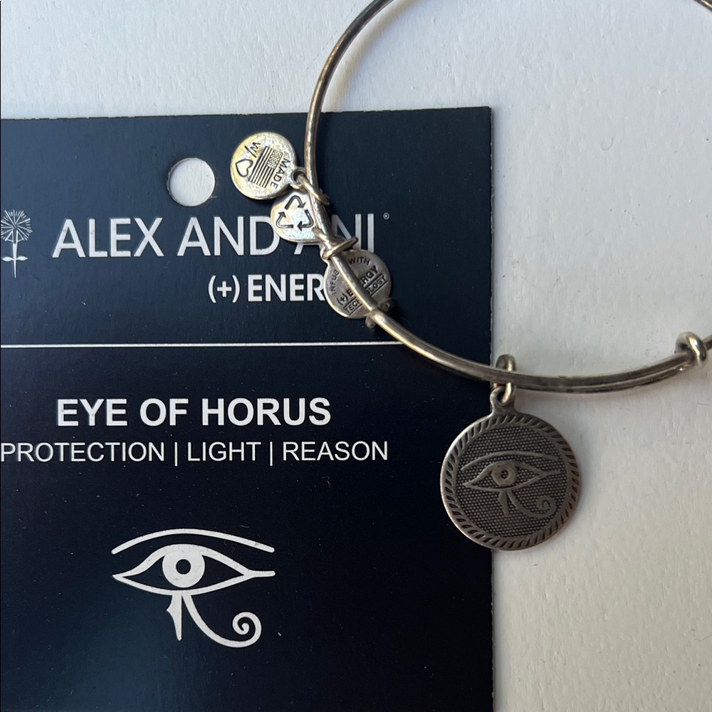 Alex and Ani Eye of Horus Charm Bangle Stackable Bracelet Alex & Ani Protect